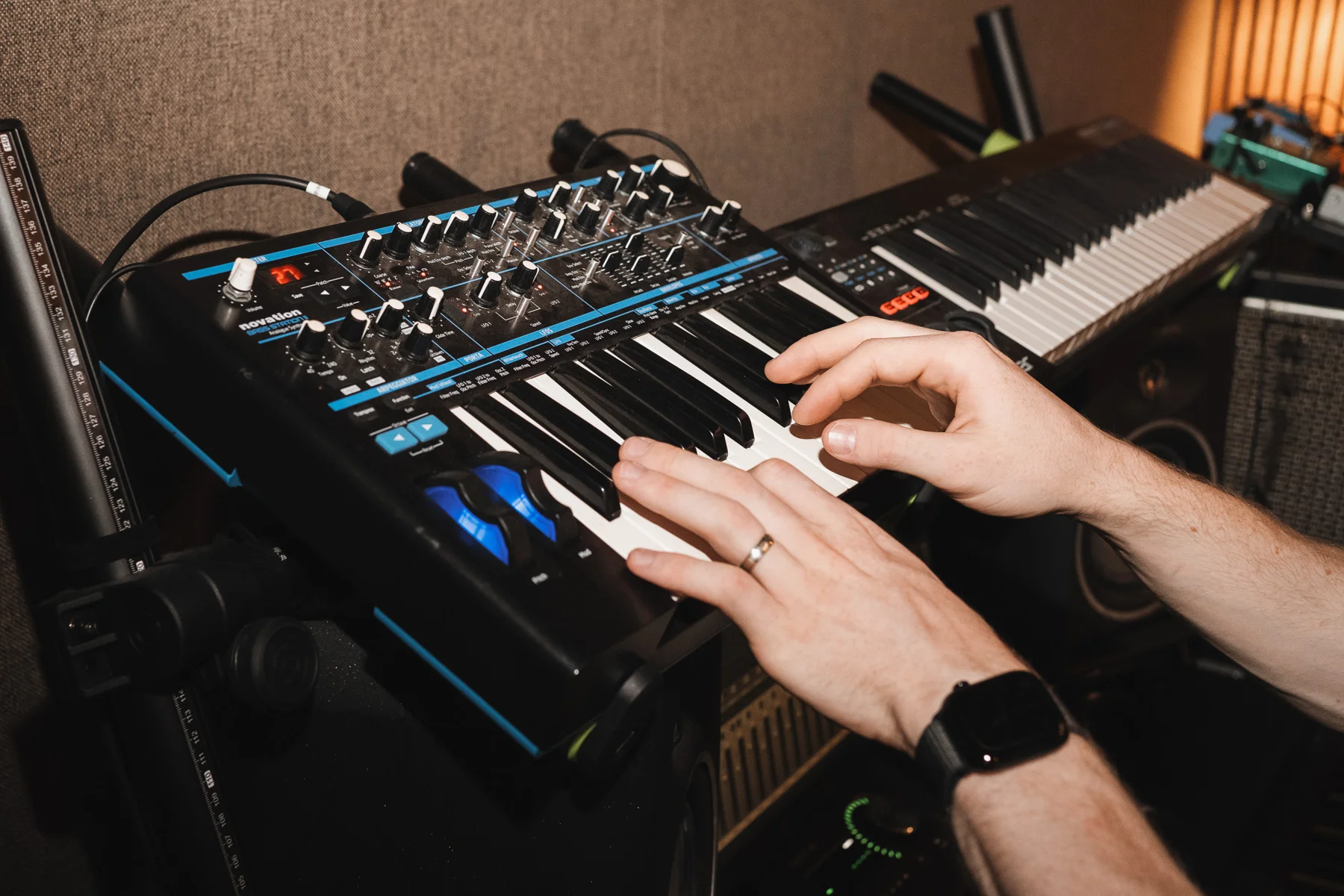 Playing the studio synthesizer
